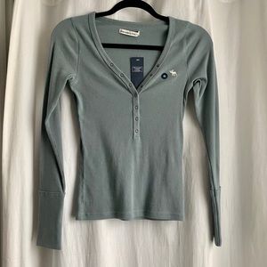 Abercrombie Long Sleeve Icon Henley